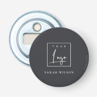 Minimal Black Custom Promotional Business Logo