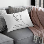 Minimal Black She Became A Hero Inspiration Girl  Decorative Cushion<br><div class="desc">Minimal Black She Became A Hero Inspiration Girl</div>