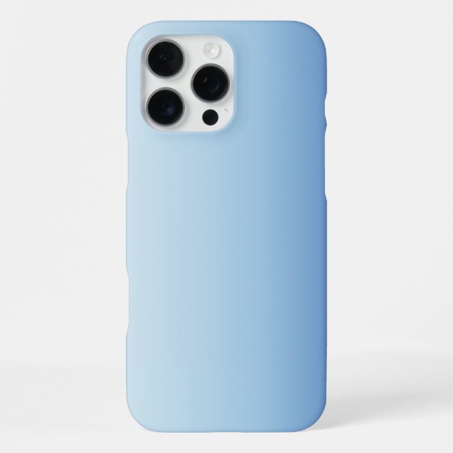 Minimal Blue Gradient Background  iPhone Case (Back)
