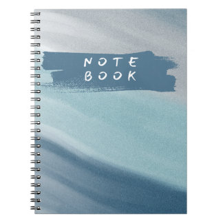 Minimal Blue Gradient Notebook Cover