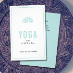 Minimal Blue White Lotus Icon Yoga Instructor Flyer<br><div class="desc">Minimal customisable flyer template with blue/white colours and simple lotus icon. You can customise with your text.</div>