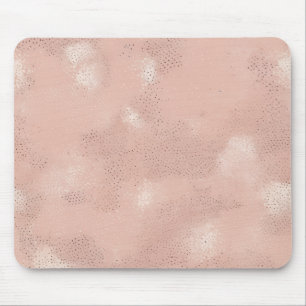 Minimal Blush Speckled Pattern Mouse Mat