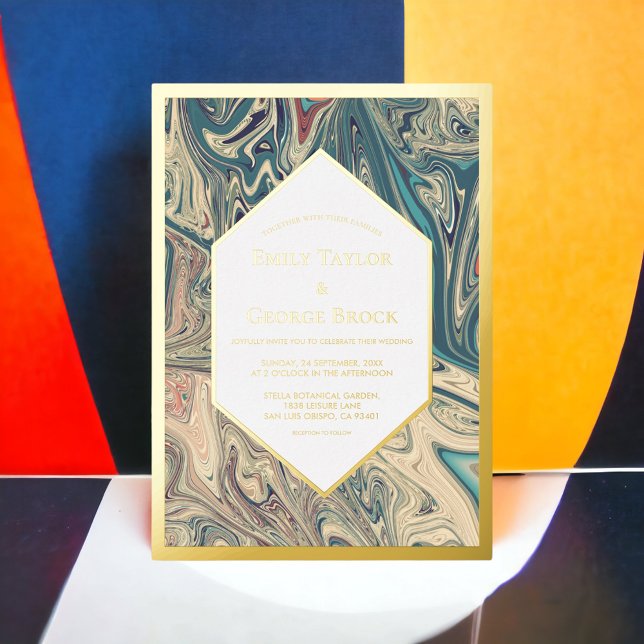 Minimal Bohemian Artistic Abstract Wedding Gold (Creator Uploaded)