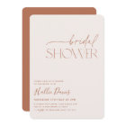 Minimal Boho Bridal Shower Invitation Neutral