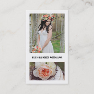 Minimal Bold 2 Photography Business Cards