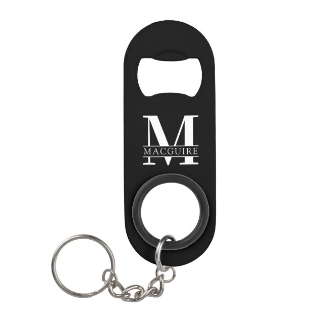 Minimal Bold Monogram with Name (Front)