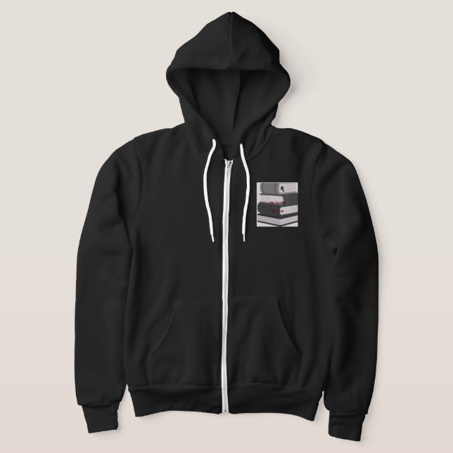 Minimal Book Art Hoodie (Laydown)