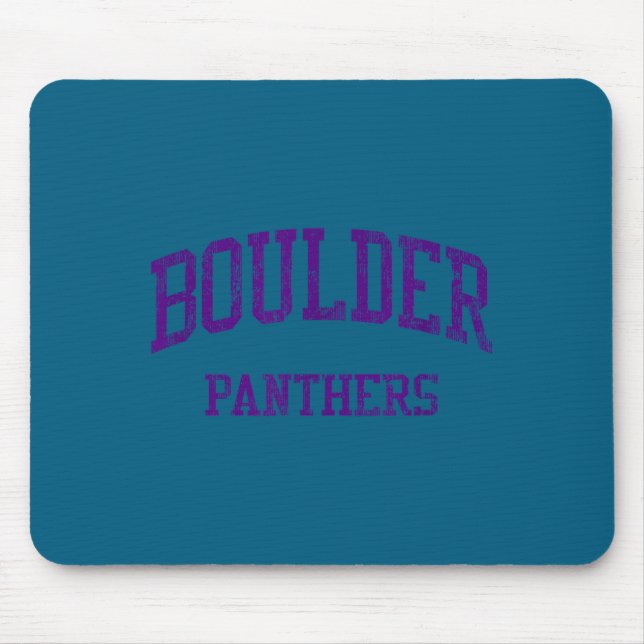 Minimal Boulder High School Hs Co Mouse Mat (Front)