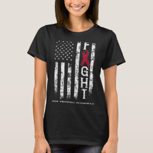Minimal Brain aneurysm warrior us flag T-Shirt