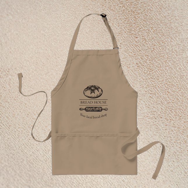 Minimal Branded Apron for Bakeries (Creator Uploaded)