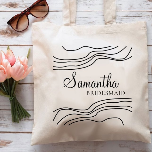 Minimal Bridesmaid Tote Bag (Creator Uploaded)