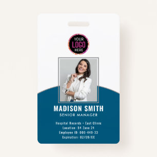  Minimal Business Employee Photo   ID Card Badge ID Badge