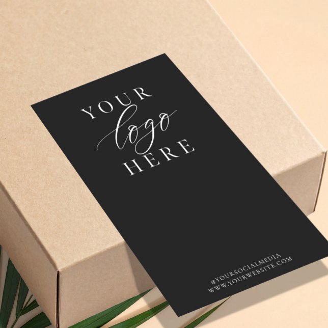 Minimal Business Logo Packaging Box Seal Sticker (Creator Uploaded)