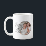 Minimal Calligraphy Photo Birthday Daughter-in-law Coffee Mug<br><div class="desc">This birthday design for a nephew features expressive calligraphy paired with clean, modern typography that highlights love, celebration, and heartfelt birthday wishes. The flowing script and bold lettering are thoughtfully arranged beside a circular photo frame, allowing a personal photograph of the nephew to blend naturally with the text. Delicate decorative...</div>