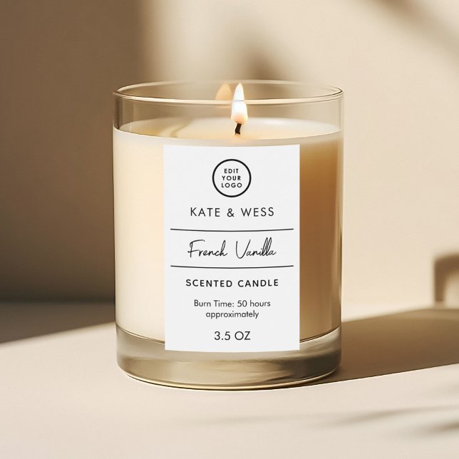 Minimal Candle Sticker White Label (Creator Uploaded)