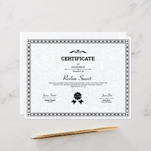 Minimal Certificate of Appreciation Template