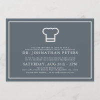 Minimal Chef Graduation|Retirement Invite