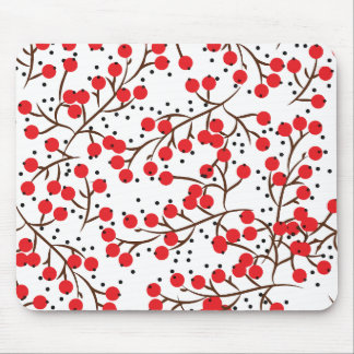 Minimal cherry mouse mat