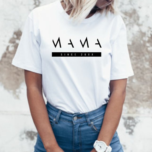 Minimal & Chic Mama Scripted Women's Basic T-Shirt (Creator Uploaded)