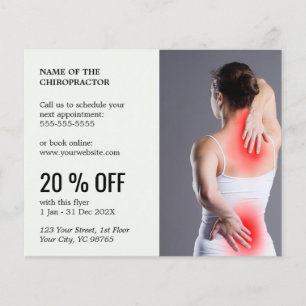 Minimal Chiropractor Flyer   Leave a review