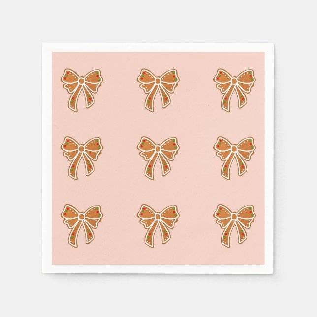 Minimal Christmas Cookies Napkin (Front)