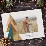 Minimal Christmas Tree Card<br><div class="desc">A modern take on a classic Christmas tree. Minimal and modern with the geometric designs repeated throughout.
Subdued yet colourful,  its definitely a fun interpretation of a holiday tree.</div>