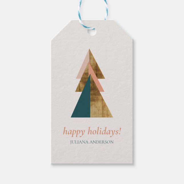 Minimal Christmas Tree Gift Tags (Front)