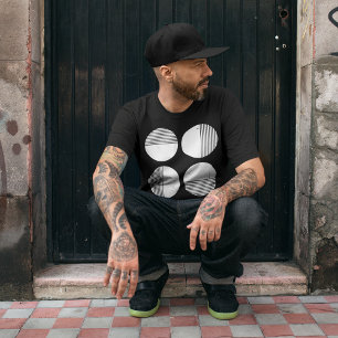 Minimal Circle Stripe T-Shirt