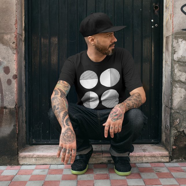 Minimal Circle Stripe T-Shirt (Creator Uploaded)