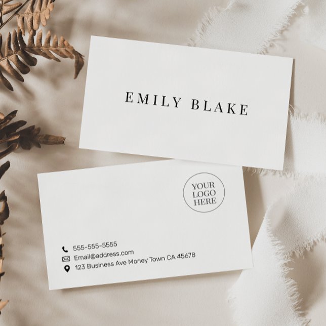 Minimal Classic Business  Card (Creator Uploaded)