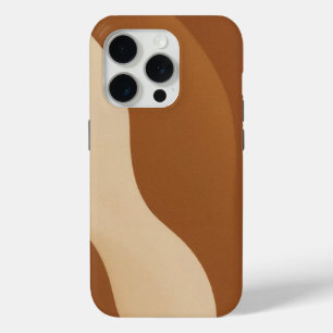 "Minimal Coffee & Mocha Tone Phone Case Trendy