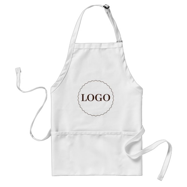 Minimal Coffee Shop Logo Apron (Front)