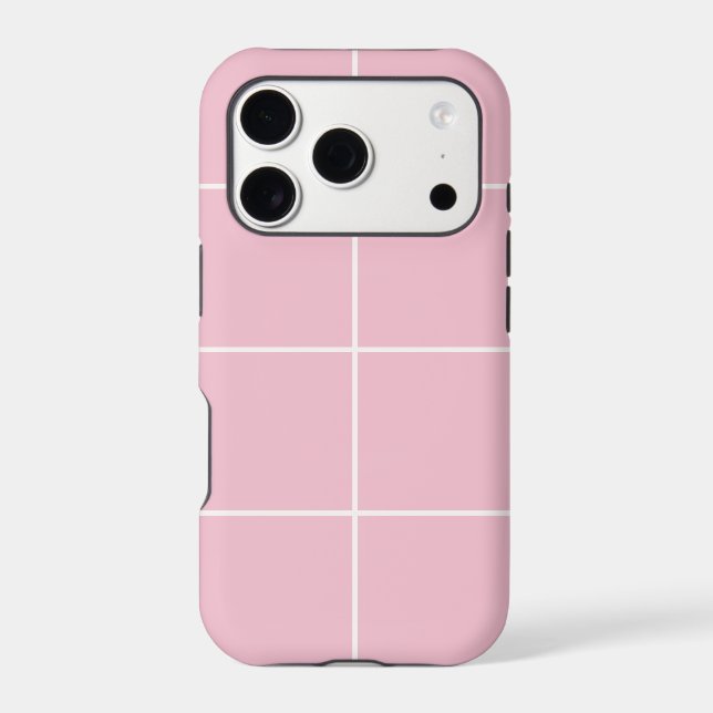 Minimal Colour Grid Check Pattern (Back)