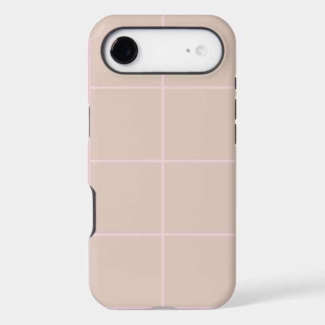 Minimal Colour Grid Check Pattern (Back)