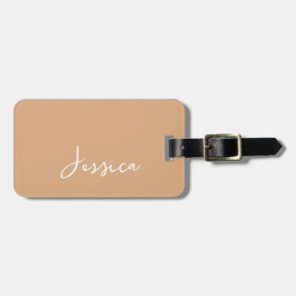 Minimal Colour Luggage Tag