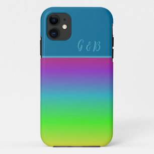 minimal colourful lgbtq gay pride month iPhone 11 case