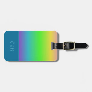 minimal colourful lgbtq gay pride month luggage tag