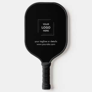 Minimal Corporate Branding Sports Event Style Pickleball Paddle