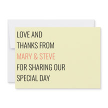 Minimal Cream Simple Big and Bold Wedding