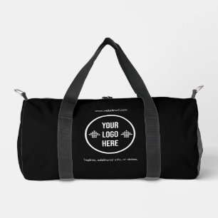 Minimal Custom Company Logo Business Duffle Bag