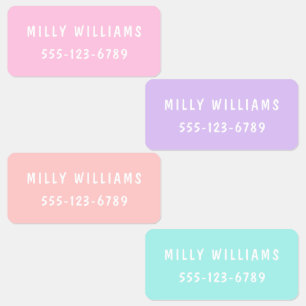 Minimal Custom Modern Personalised Name Clothing