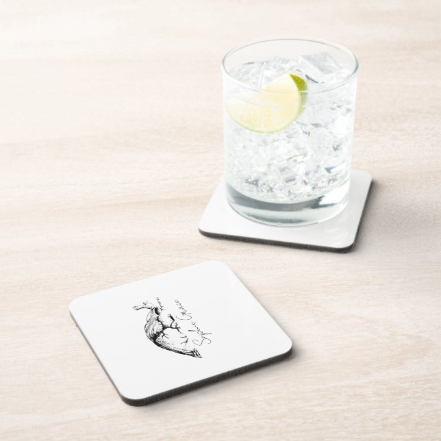 Minimal Custom Name Coaster | Hard Plastic (Right Side)