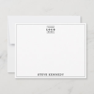 Minimal Custom Name Professional Business Logo Card