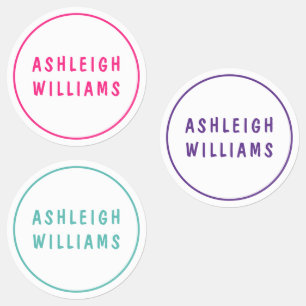 Minimal Custom Personalised Girly Name Set