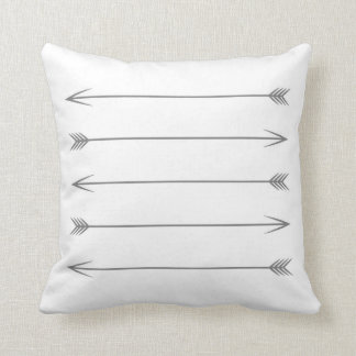 Minimal Dark Gray Arrows Cushion