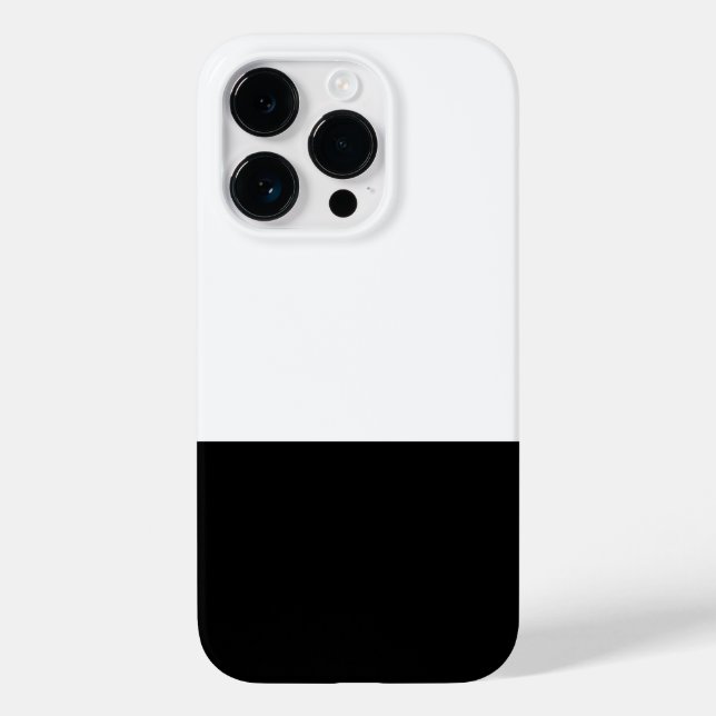 Minimal Design Black White Frame Iphone Case (Back)