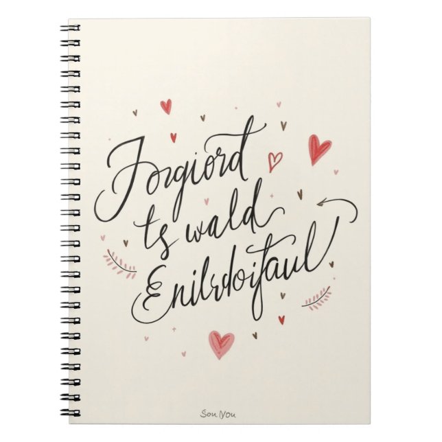  minimal design notebook (Front)