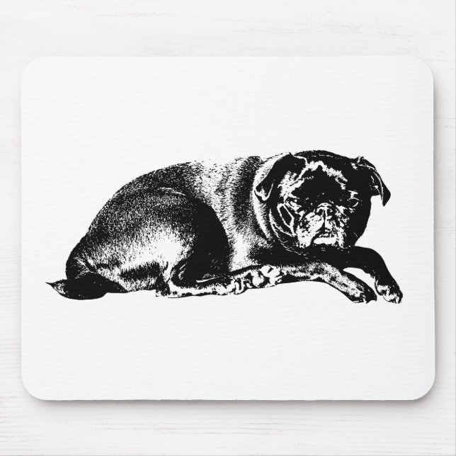 Minimal Desk, Creative Mood Mouse Mat (Front)