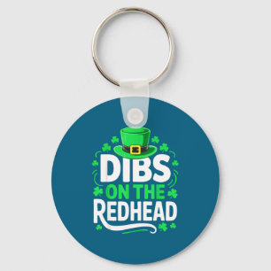 Minimal Dibs Redhead Funny Men Women Key Ring