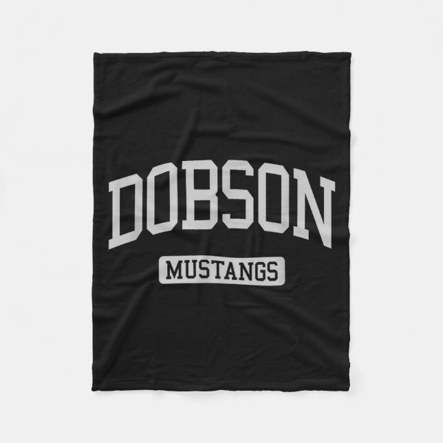 Minimal Dobson High School Hs Mesa Fleece Blanket (Front)